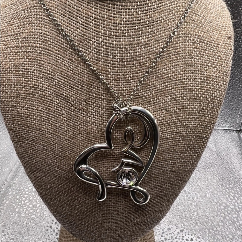 Brighton Love Story Heart Pedant Convertible Necklace